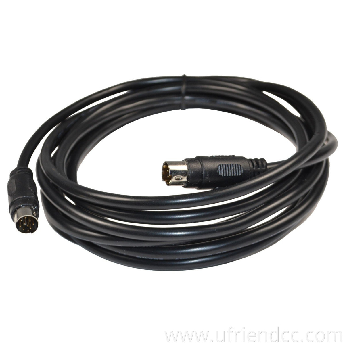 Wholesale UL2464 26AWG 4P/5P/6P/7P/8P/9P Mini Din CCTV 9-pin Male to 9-pin Male (M/M) Audio Input Cable